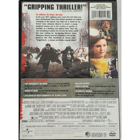 Children of Men (DVD, 2006) - Picture 3 of 3
